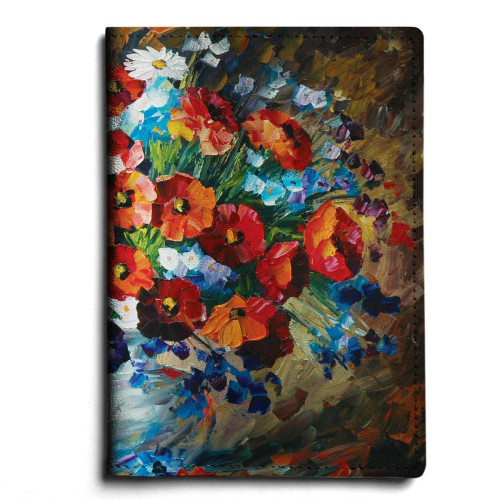 Обложка для автодокументов, AUT1 «Flowers»