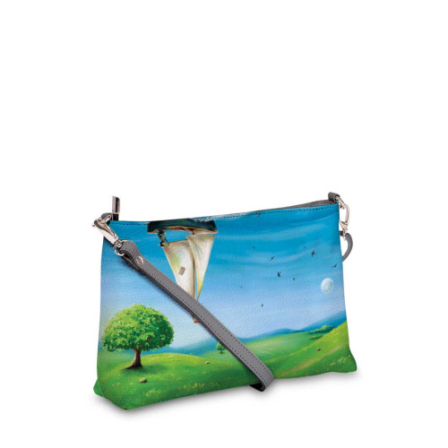 Сумка шолдер, BAG3 «Green hills»