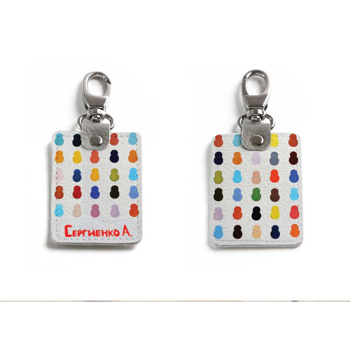 Брелок (Прямоугольный ) TRI1 «Матрешки»