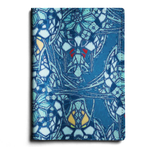 Обложка для паспорта, PAS1 «Мозаика голубая»