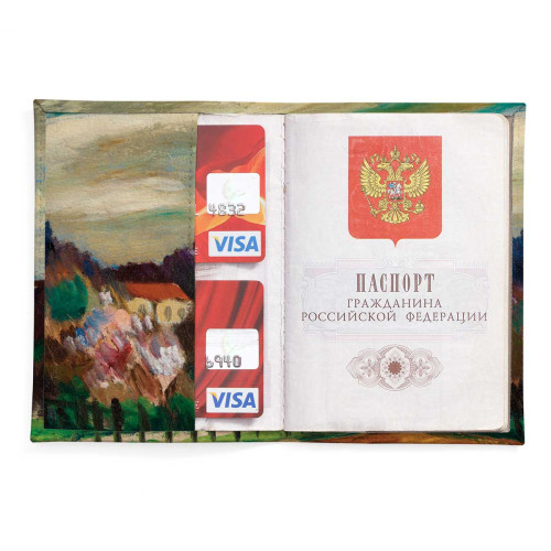 Обложка для паспорта, PAS2 «Town view»