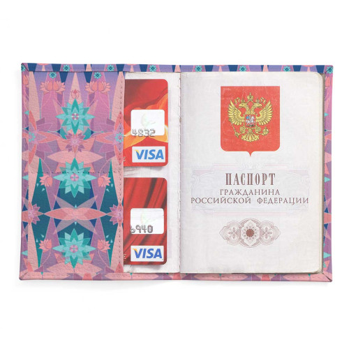 Обложка для паспорта, PAS2 «0654 Лотос»
