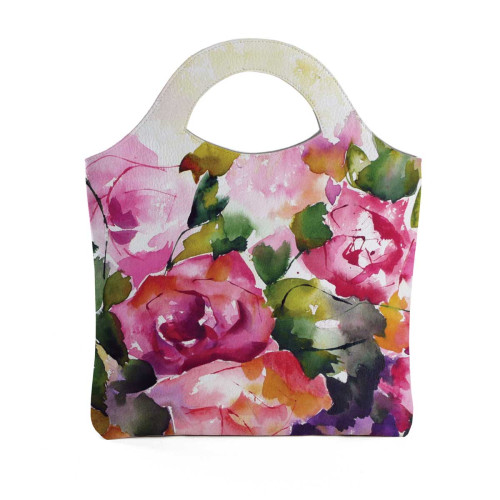 Сумка тоут BAG4 «Watercolor flowers in vase»
