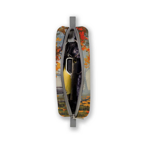 Ключница на молнии, KEY4 «Autumn bench»