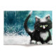 Обложка для паспорта, PAS2 «Snow cat»