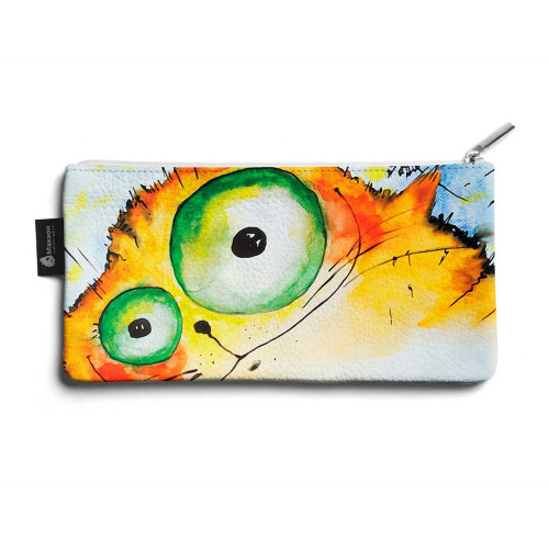 Косметичка small KOS1 «Crazy cat»