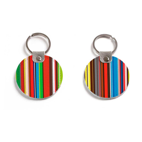 Брелок (Круглый) TRI4 «Полоски»