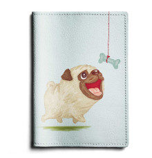 Обложка для паспорта, PAS1 «Dog with bone»