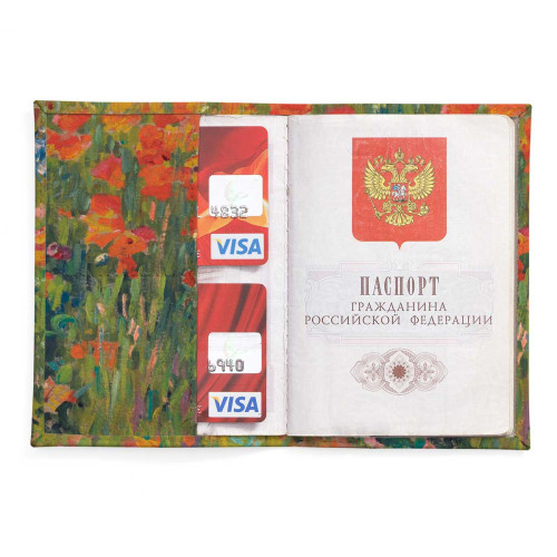 Обложка для паспорта, PAS2 «Poppies»