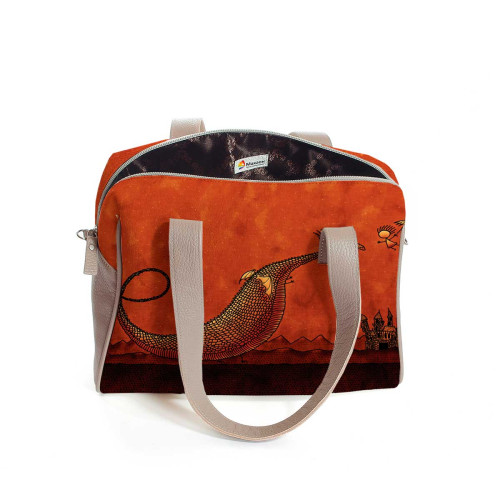 Сумка на плечо BAG5 «Барышня и дракон»