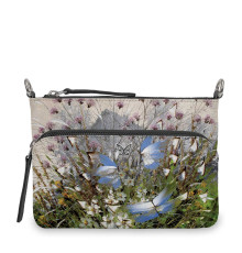 Сумка кросс-боди, BG97 «Бабочки над цветами и травами»