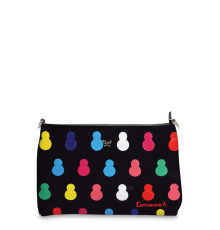 Сумка шолдер, BAG3 «Черные матрешки»