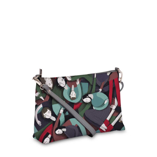 Сумка шолдер, BAG3 «Colored people»