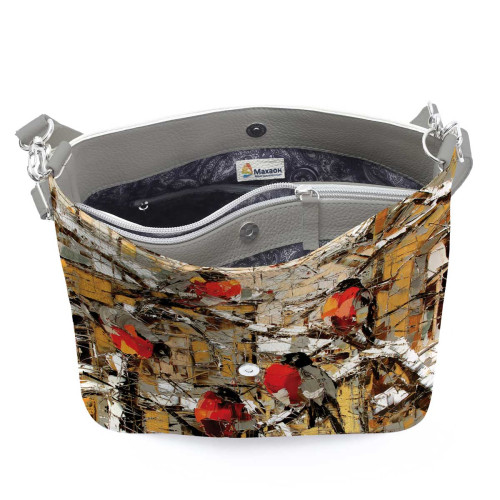 Сумка на плечо BG12 «Снегири»