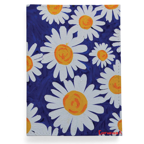 Обложка для паспорта, PAS2 «Ромашки»