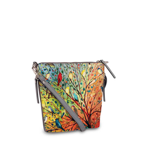 Сумка кросс-боди BAG8 «Birds»