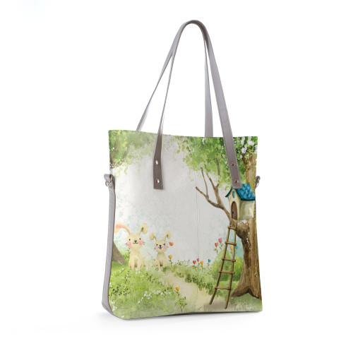 Сумка тоут BAG9 «Little House»