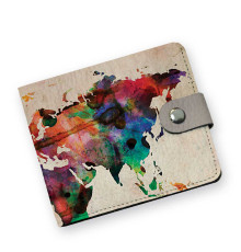 Кошелек мини PRS8 «World map»