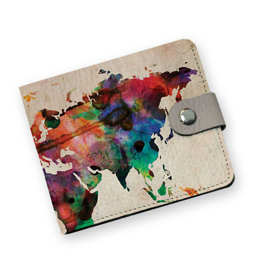 Кошелек мини PRS8 «World map»