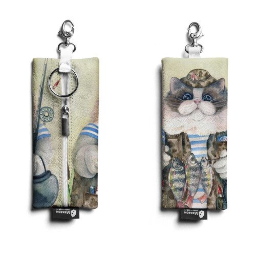 Ключница KEY1 «Кот-рыбак 2»