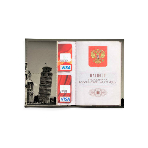 Обложка для автодокументов, AUT2 «Пизанская башня 2»