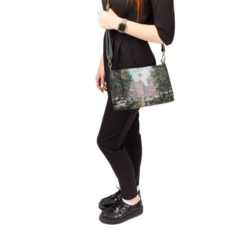 Сумка шолдер, BAG3 «Дождь и солнце в Петербурге»