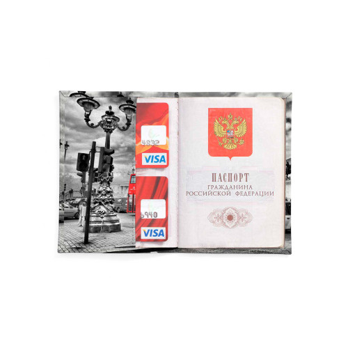 Обложка для автодокументов, AUT2 «London bus»