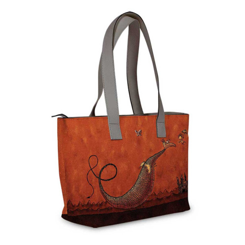 Сумка тоут, BAG2 «Барышня и дракон»