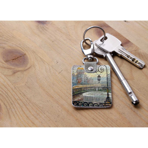 Брелок (Прямоугольный ) TRI1 «Питер фонарь»