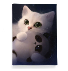 Обложка для паспорта, PAS2 «Cat & Panda»