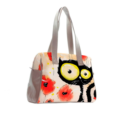 Сумка на плечо BAG5 «Flower cat»