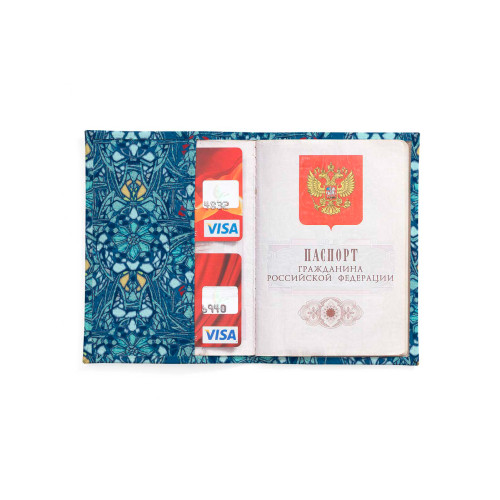 Обложка для автодокументов, AUT2 «Мозаика голубая»