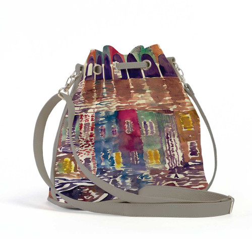 Сумка на плечо BG16 «The city watercolor»