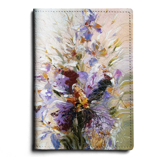 Обложка для паспорта, PAS1 «Ирисы»