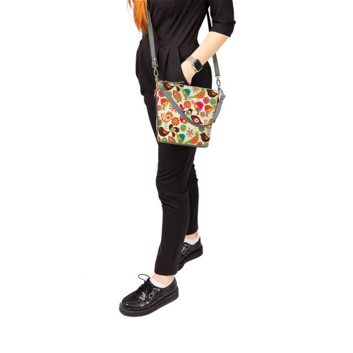 Сумка кросс-боди BAG8 «Birds»