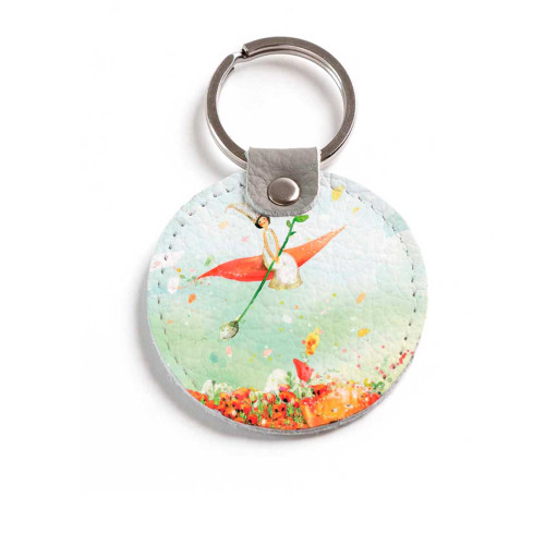 Брелок (Круглый) TRI4 «Маки»