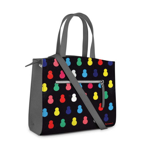 Сумка на руку, BG91 «Черные матрешки»