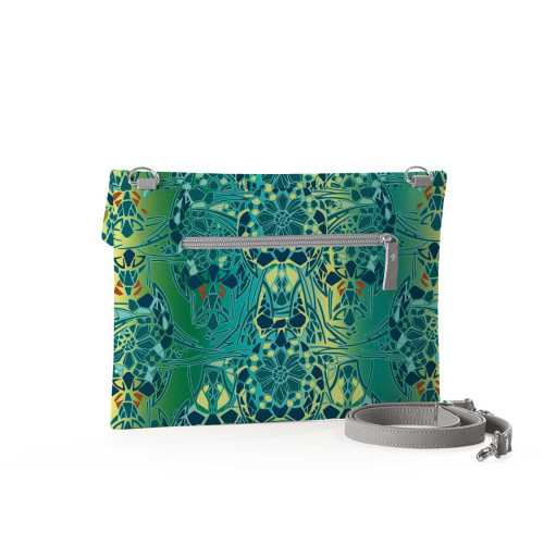 Клатч, кросс-боди KHL4 «Мозаика оливковая»