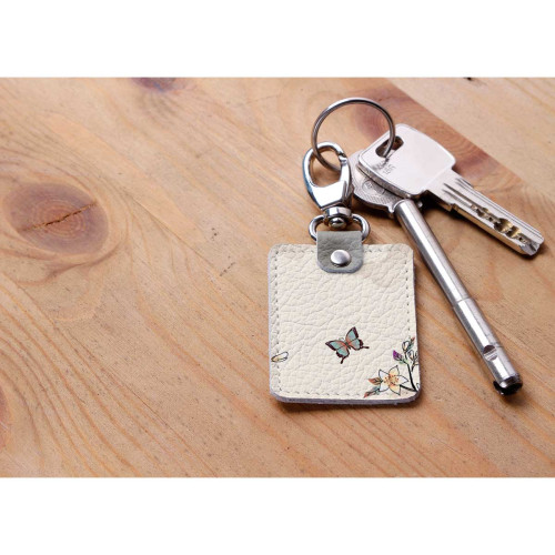 Брелок (Прямоугольный ) TRI1 «Бабочка 5»