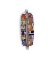 Ключница на молнии, KEY4 «The city watercolor»