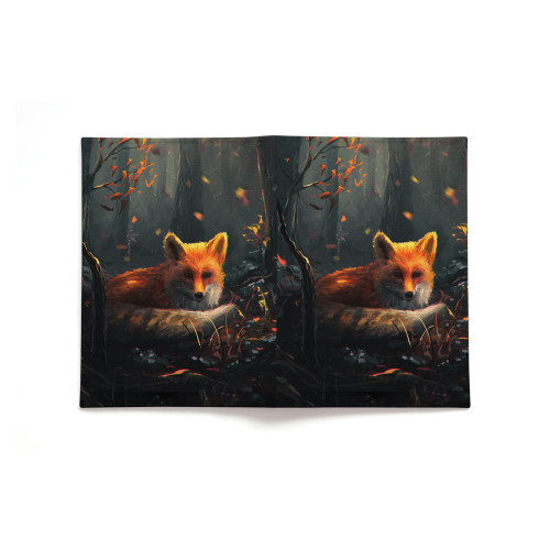 Обложка для паспорта, PAS2 «Лиса в лесу»