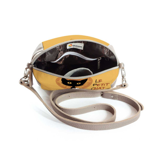 Сумка кросс-боди BAG6 «Small black cat»