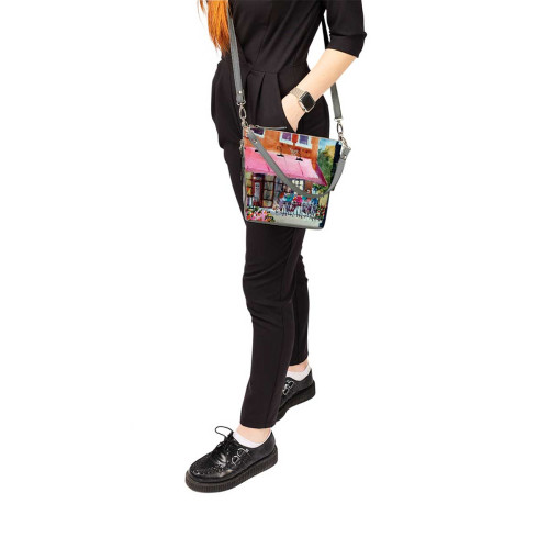 Сумка кросс-боди BAG8 «Coffee shop»