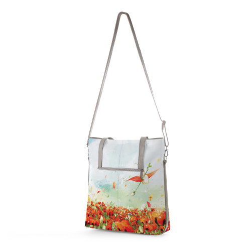 Сумка тоут BAG9 «Маки»