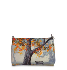 Сумка шолдер, BAG3 «Autumn bench»