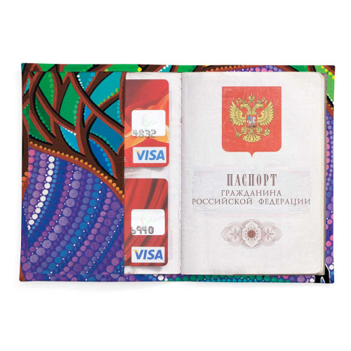 Обложка для паспорта, PAS2 «Tree moon»