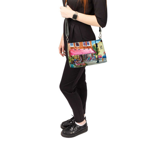 Сумка шолдер, BAG3 «Coffee shop»