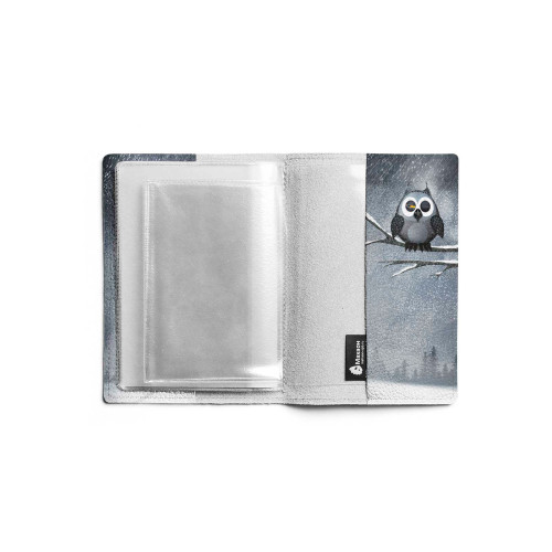 Обложка для паспорта, PAS1 «Owl & bird»