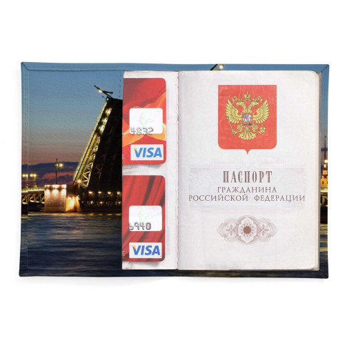 Обложка для паспорта, PAS2 «Мосты»
