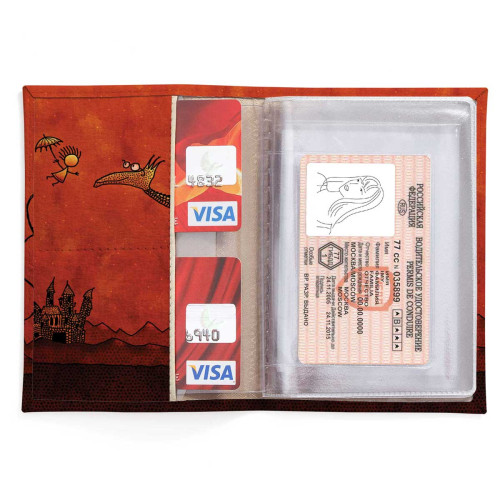 Обложка для автодокументов, AUT2 «Барышня и дракон»